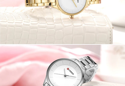 TOP Luxury Rose Gold Women's Watch Stainless Steel Ladies Wrist Watches Relogio Feminino Fashion Female Hour Reloj Mujer