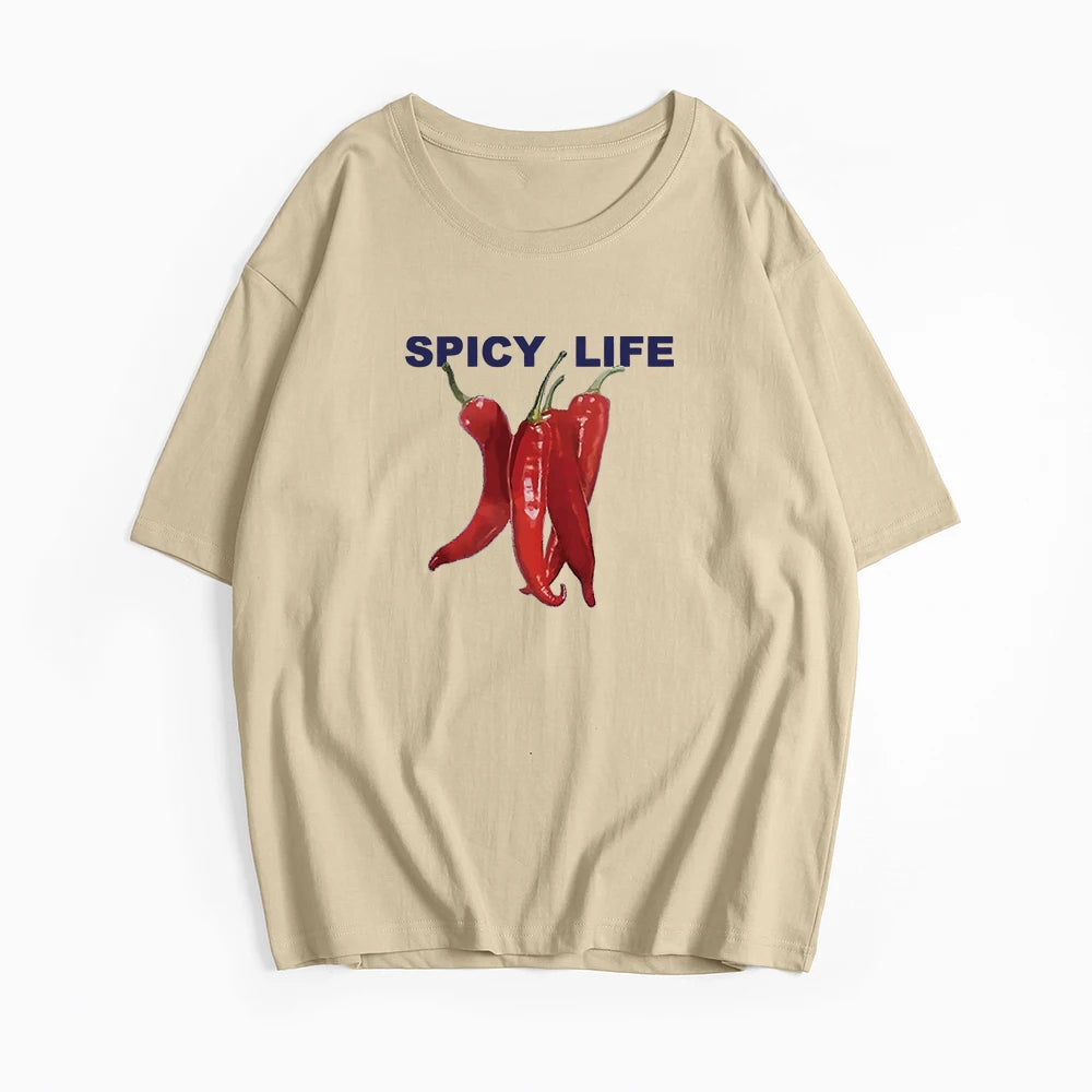 Hirsionsan Hot Girl Graphic Printed T Shirt Women Summer Cotton Soft Short Sleeve Casual Tee Female Oversized Higt Street Tops