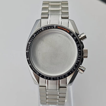 39.7mm Case Watches Metal Case Fits VK63 Movement Accessories Sapphire Glass Equipped With Bezel And Strap VK63 Dial
