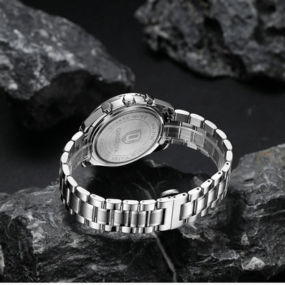 New Men Watch Calendar Business Quartz Watches Mens Top Brand Luxury Sport Waterproof Luminous Stainless Steel Man Wristwatches