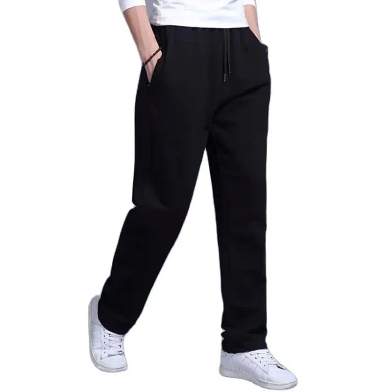 New Korean Straight tube Men Casual Sports Pants Running Workout Jogging Long Pants Gym Sport Trousers for Men Jogger Sweatpants