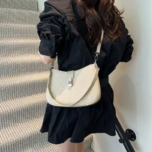 Large Capacity Diaper Bag For Women High-End Minimalist Leather Backpack Stylish Casual Unique Design Commuter