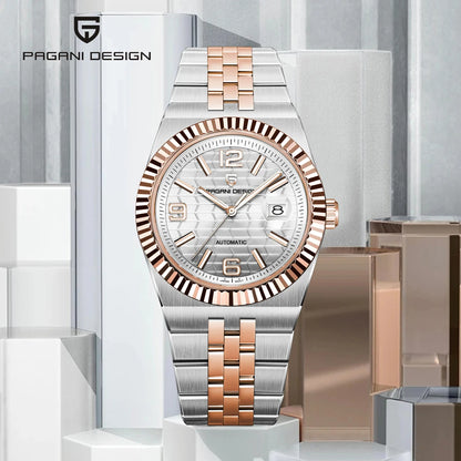 PAGANI DESIGN Watches Luxury Retro Mechanical Watches For Men Sapphire Glass New Waterproof Luminous Stainless Steel Men's Watch