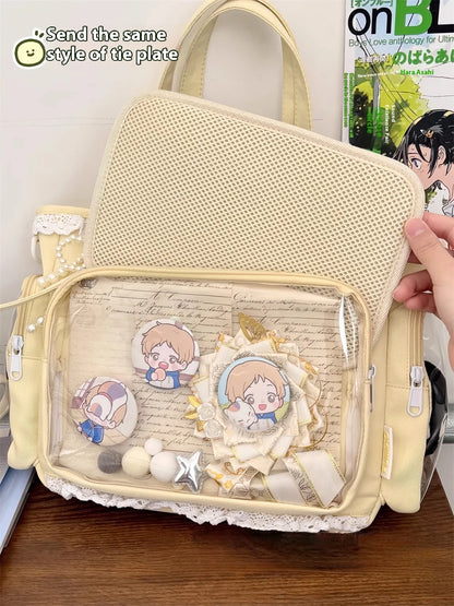Ballet Girl Large Appetite Itabag Japanese Two-Dimension Single Shoulder Crossbody Bag Gift For Friends Women'S Handbag Gift