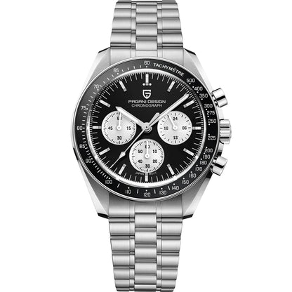 2026 New PAGANI DESIGN Gold Men's Quartz Watches Luxury VK63 Speed Sports Chronograph Watch Men AR Sapphire Ceramic Bezel Clock