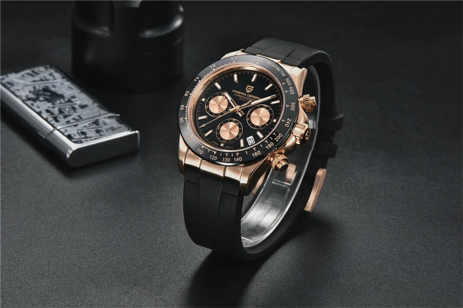 PAGANI DESIGN 2026 New Men Watches Luxury Quartz Watch For Men 100M Waterproof Sports Chronograph Wristwatch for Men gift