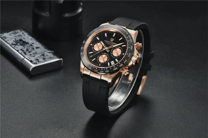 PAGANI DESIGN 2026 New Men Watches Luxury Quartz Watch For Men 100M Waterproof Sports Chronograph Wristwatch for Men gift