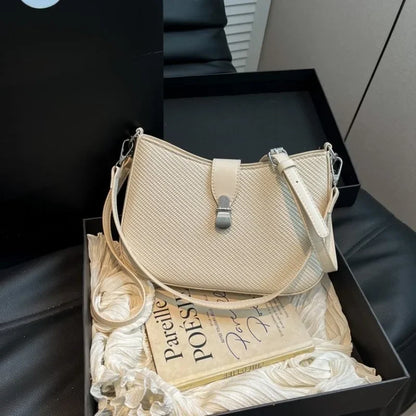 Large Capacity Diaper Bag For Women High-End Minimalist Leather Backpack Stylish Casual Unique Design Commuter