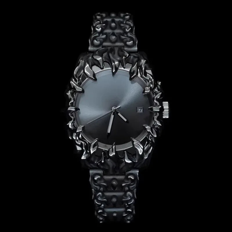 fashion heterosexual claw watch alabaster style retro Y2K European American watches special shaped advanced ins niche watches