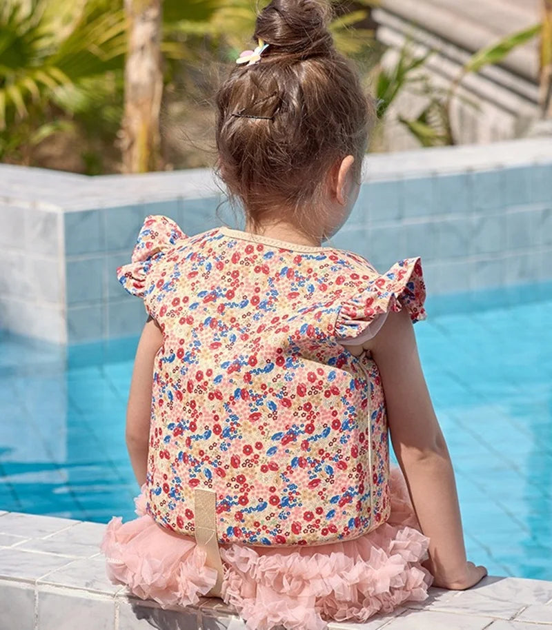 Baby Boy Girl Float Swimsuit Toddler Child Foam Safety Swimming Training Vest Summer Kid Swimming Clothing Swim Bath Pool 2-8Y