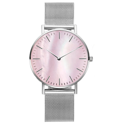 Minimalist Women Watch Luxury Metal Mesh Band Quartz Watches for Woman Fashion Ultra-thin Ladies Wristwatches Clock reloj mujer