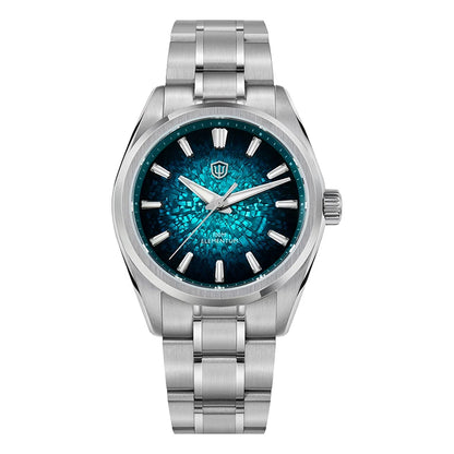 Watchdives 38mm Men Quartz Watch VH31 Sweep Seconds Movement ice Crystal Titanium Waterproof Watches WD0003B WD0003C WD0003D