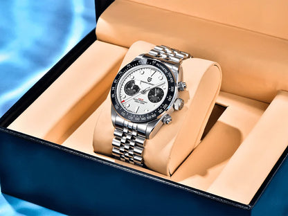 Pagani design Panda retro men's watches 2026 new top business quartz watch men's VK64 chronograph AR Sapphire sports clock reloj