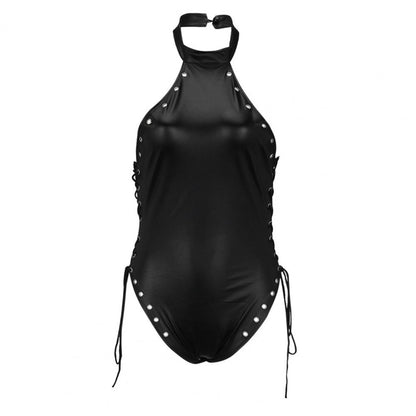 One-piece  Stylish Pure Color Slim-fitting Bikini Female Women Swimsuit Skinny   for Beach