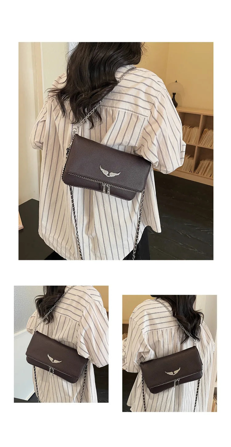 Fashionable Crossbody Bags for Women Shoulder Bags Minimalist Chain Designer Bag Retro Purse and Handbags Bolsos Mujer Сумка Sac