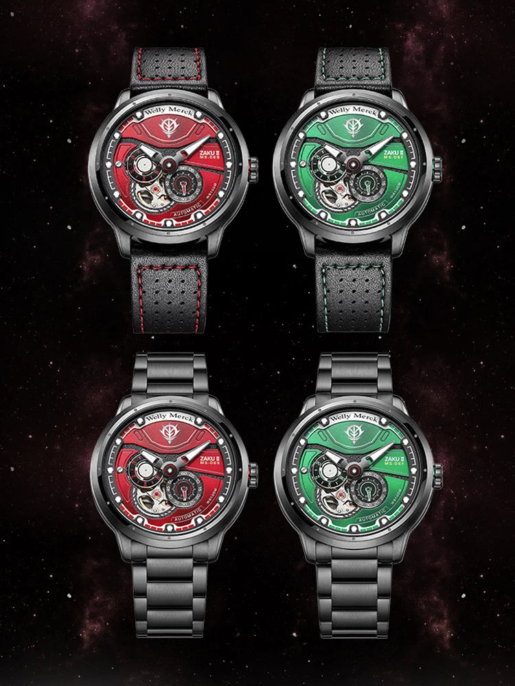 WM Watch Automatic Mechanical Watches Man Stainless Steel Waterproof MIYOTA 82S7 Limited Edition Welly Merck Watch Joint Series
