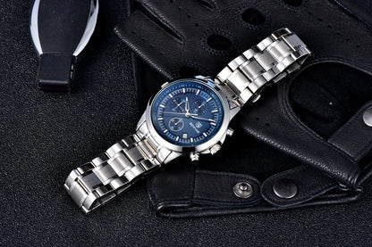 BENYAR Men's Watches Luxury Quartz Wristwatches Chronograph Watch Men Gifts Waterproof Stainless Steel Clock Reloj Hombre 2025