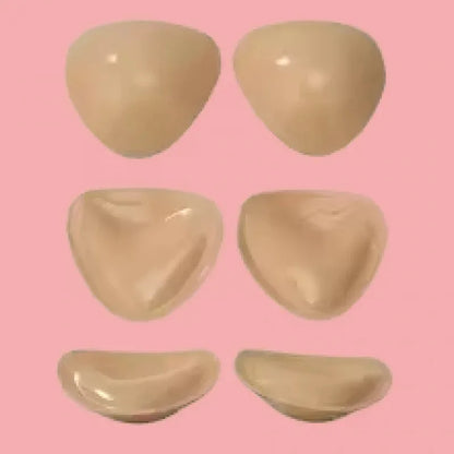 New Thick Double Sided Sticky Bra Inserts Push Up Enhancers for Women's Swimsuits Bikinis