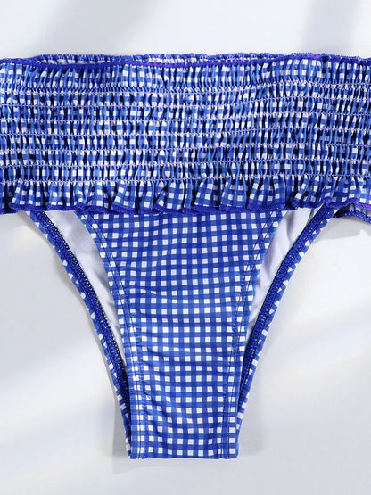 Triangle Bikinis Bow Swimsuit Women Sexy Swimwear Bandage Bikini Set Summer Biquini Female Beachwear Low Waist Thong Swimsuits