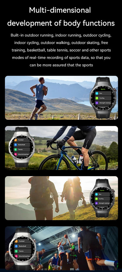 LIGE New ECG Men's Smart Watch HD Screen Heart Rate Health Smart Watches Bluetooth Call Smartwatch For Men Women Holiday Gifts