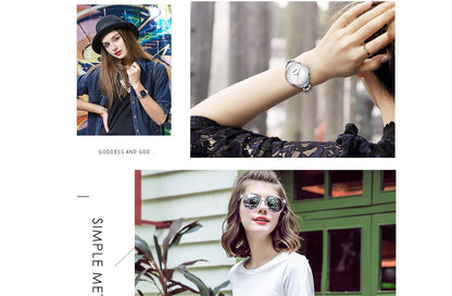 TOP Luxury Rose Gold Women's Watch Stainless Steel Ladies Wrist Watches Relogio Feminino Fashion Female Hour Reloj Mujer