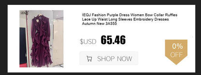 IEQJ Elegant Big Swing Irregular Ruffles Party Maxi Dresses For Women Cloak Sleeves Spliced Lace Up Pleated Dress 2025 New