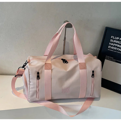Fashion Travel Bags For Women Large Capacity Men's Sports bag Waterproof Weekend Sac Voyage Female Messenger Bag Dry And Wet