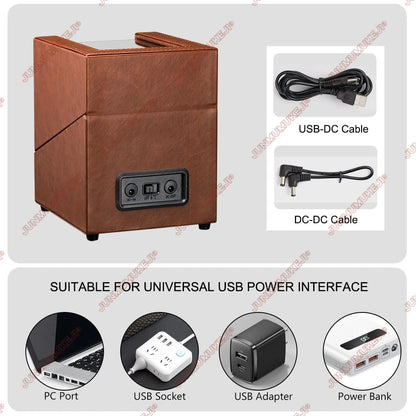 Watch Winder for Automatic Watches,Automatic Watch Winder Box with Quiet Japanese Mabuchi Motor