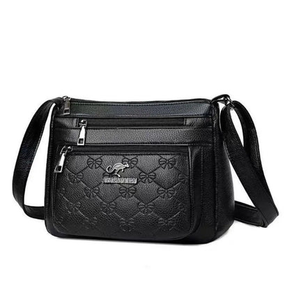Women's Bag Middle-aged Bag Mother's Bag Fashion Multi-layer Large Capacity Single Shoulder Mother-in-law Buy Vegetable Bag