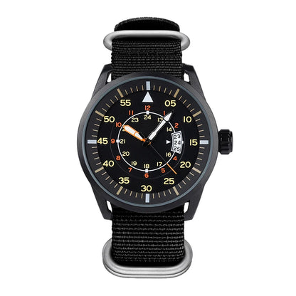 ADDIESDIVE Men Luminous Watch 5Bar Waterproof High Quality Nylon Strap Wristwatch Men Quartz Wirst Watches Relogio Masculino