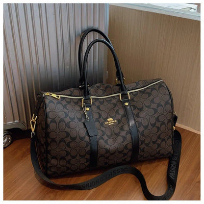 Women's Classic Boston Handbag Large Capacity Elegant Travel Duffle Bags for Women Weekend Luggage Travel Shoulder Bag