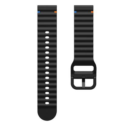 22mm Watch Strap For Xiaomi Watch 2 Pro S4 sport S3 S2 S1 Active/Mi Watch color 2 Smartwatch Watches Band Silicone Wave Bracelet