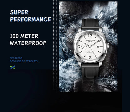 SEAKOSS GMT Diving Automatic Mechanical Watches Men 1963 ST2557 Seagull Movement 316L Super Luminous Calendar 10Bar Wristwatches