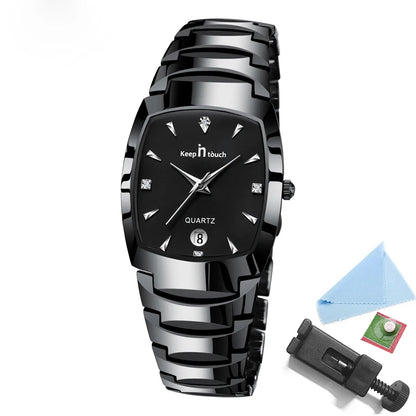 Men Quartz Watches Original High-end Luxury Waterproof Men's Watch Wristwatch Stainless Steel Fashion Business Date Clock Male
