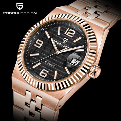 PAGANI DESIGN Watches Luxury Retro Mechanical Watches For Men Sapphire Glass New Waterproof Luminous Stainless Steel Men's Watch