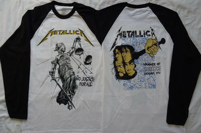 New Metallica pop band unisex long sleeved T-shirt shirt fashionable street Harajuku 3D printed pattern Y2K top men's clothing