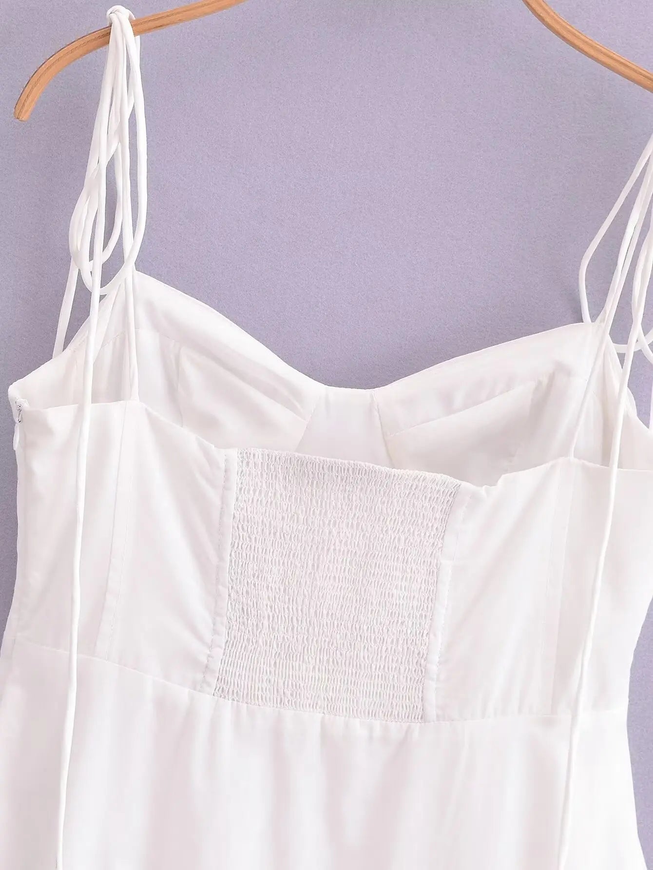 Ashgaily White Dress Women Halter Cotton Long Dress Lace Elegant Party Outfits Ladies Sexy Club Clothes