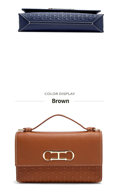 CH Crossbody Bag Brand Women's Bag Letter Print Leather Compact Elegant Handbag Tote Bag Exquisite Fashion Women's Bag
