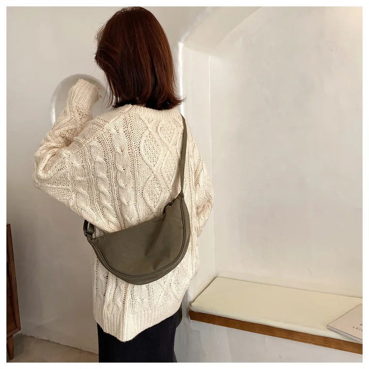 Convenient casual nylon women's crossbody bag shoulder bag large capacity handbag women's travel shopping bag women's wallet