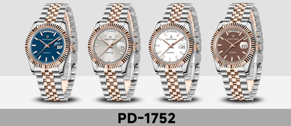 PAGANI DESIGN Watches Pure White Dial Mechanical Watch For Men 2025 New Luxury Sapphire Crystal Automatic Stainless Steel Clock