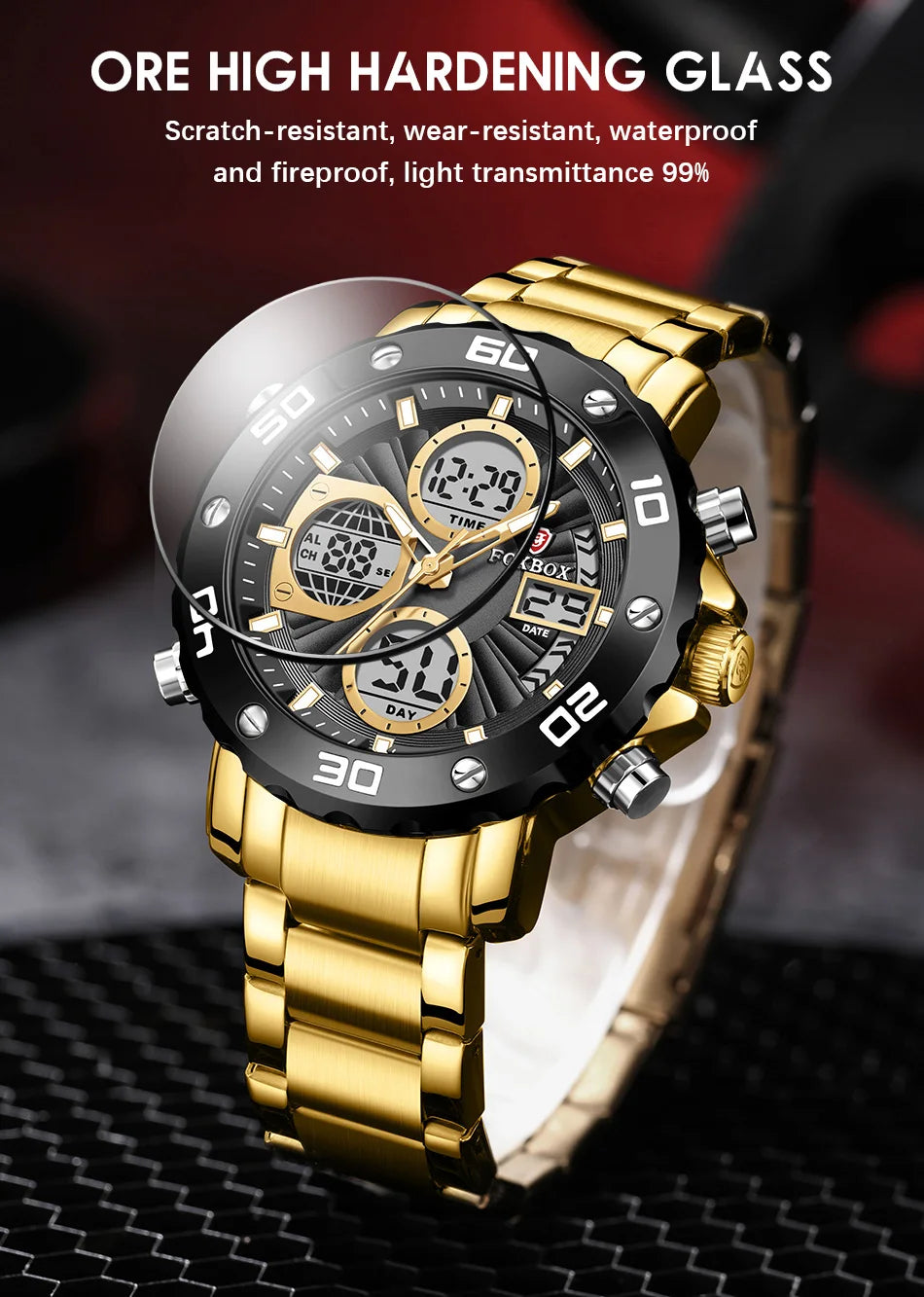 LIGE Watches For Men Luxury Brand Sport Quartz Wristwatch Waterproof Military Digital Clock Steel Men Watch Relogio Masculino