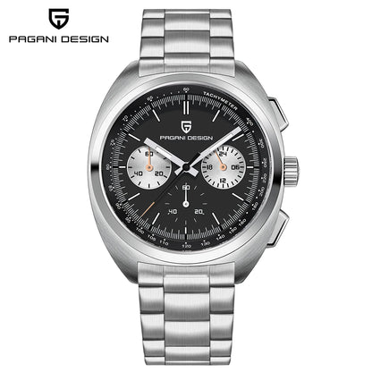 PAGANI DESIGN Men's Watches Luxury Quartz Wrist Watch For Men AR Sapphire Speed Chronograph Retro Dial Clock Reloj Hombre 2026
