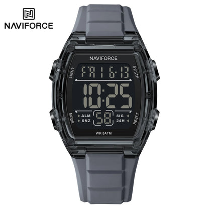 NAVIFORCE Top Brand Luxury Mens Watches Alarm Stopwatch LED Digital Backlight Display Waterproof Sport Watch Men Montre Homme