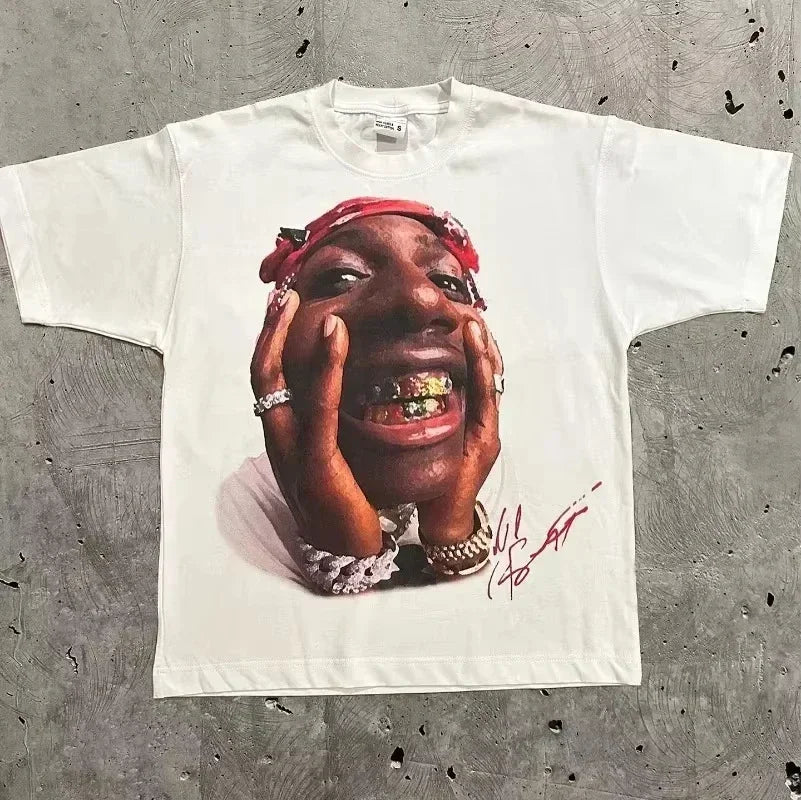Rapper Frank Retro Graphic T Shirt Men's Hip Hop Ocean Album Clothing T-Shirts Y2k Unisex Blond Fashion Oversized Cotton T-shirt
