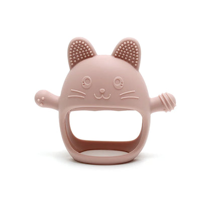 Food Grade Baby Silicone Gloves Teether Soys Pacifiers Kids Teething Toys Newborn Dental Care Gums Molar Stick Baby Items