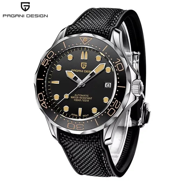 2026 New PAGANI DESIGN 007 Men's Watches Gold Luxury Mechanical Wristwatches Automatic Watch Men AR Sapphire Waterproof Luminous