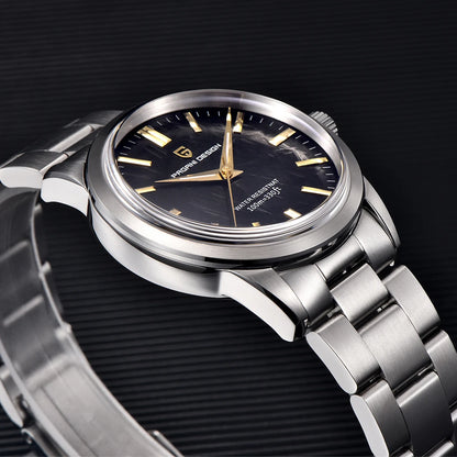 PAGANI DESIGN Design Brand 1734 Men's Quartz Watch Luxury TMI VH31 Movement Sapphire Glass Stainless Steel Watches for Man