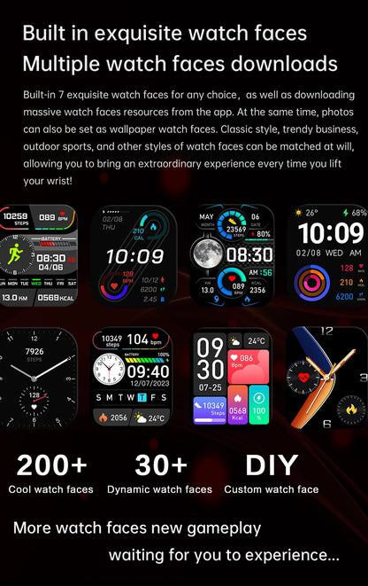 LIGE Fashion Smart Watches Women Bluetooth Call Women‘s Health Monitor Heart Rate Blood Pressure Fitness Digital Smartwatch Men