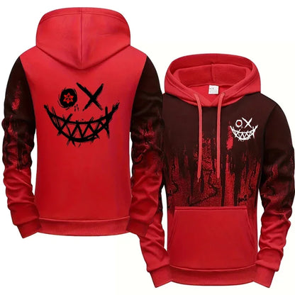 Men Single Piece Sweatshirts Sweatpants Versatile Men's Tracksuit Casual Comfort Fashion Daily Sports Simple Splashed Ink Hoodie