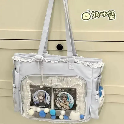 Ballet Girl Has A Large Appetite Itabag Japanese 2D Single Shoulder Cross Body Goods Bag Gift For Friends only no dolls no card